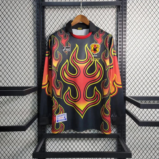 Japan 1998 Long Sleeve Goalkeeper Red Flame